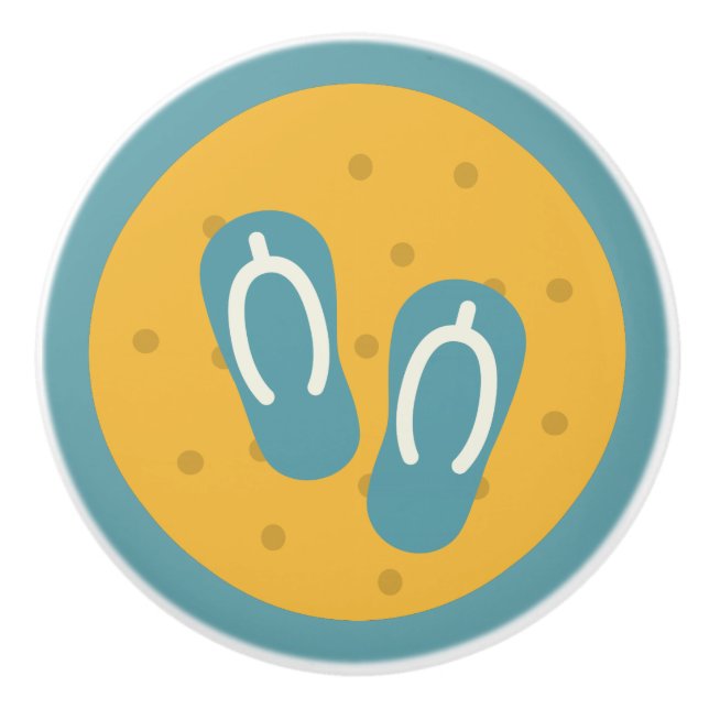 Gestaltung der Küstengebiete, Flip Flops Keramikknauf (Vorderseite)