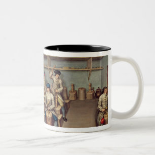 Gestaltung der Pulver-Kugeln Zweifarbige Tasse