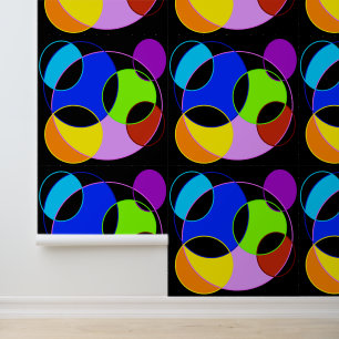 Gestaltung der Regenbogenfarben Tapete