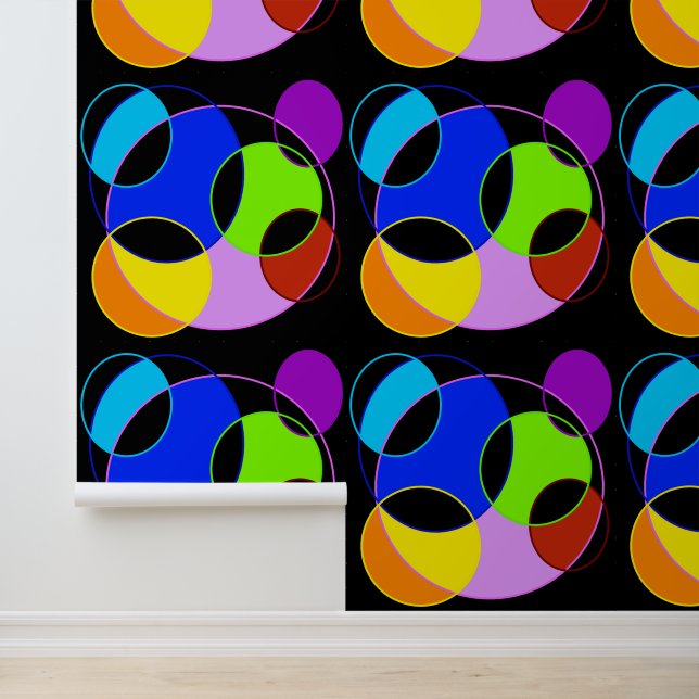 Gestaltung der Regenbogenfarben Tapete (Anwendung)