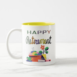 Gestaltung der Rentenzusammenkunft Zweifarbige Tasse