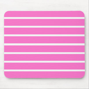 Gestaltung der rosa und weißen Streifen Mousepad