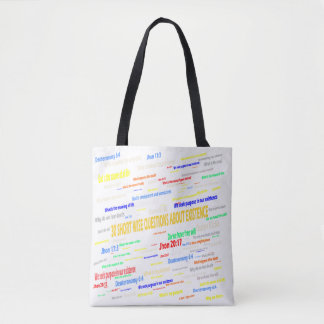 Gestaltung der Taschen, Vorhandene Fragen Tasche