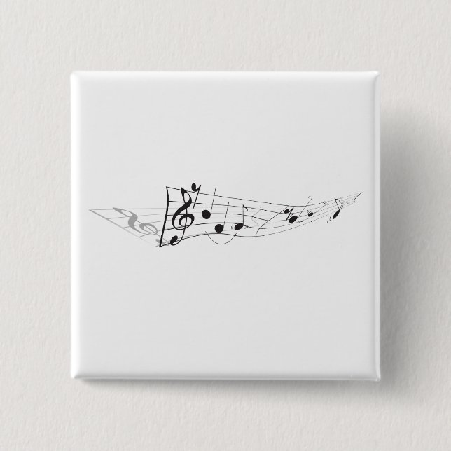 Gestaltung eines sich drehenden Musikalschlages Button (Vorderseite)