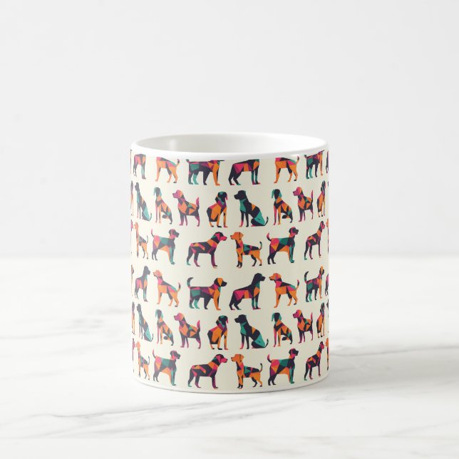Gestaltung geometrischer Silhouetten Kaffeetasse (Mittel)