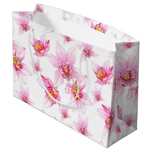 Gestaltung von Aquarellorchideen 15 Große Geschenktüte