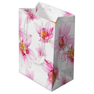 Gestaltung von Aquarellorchideen 15 Mittlere Geschenktüte
