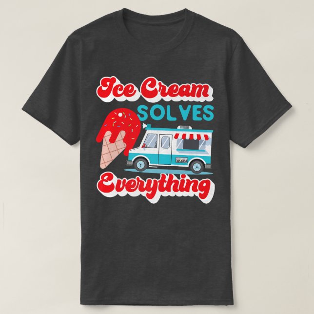 Gestaltung von Eiskrem LKW für Eiscreme T-Shirt (Design vorne)