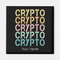 Gestaltung von Krypto-Retro-Buchstaben für Kryptow