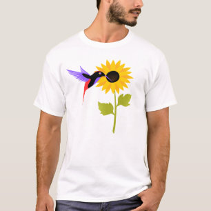 Gestaltung von T - Shirt für niedliche Vögel und B