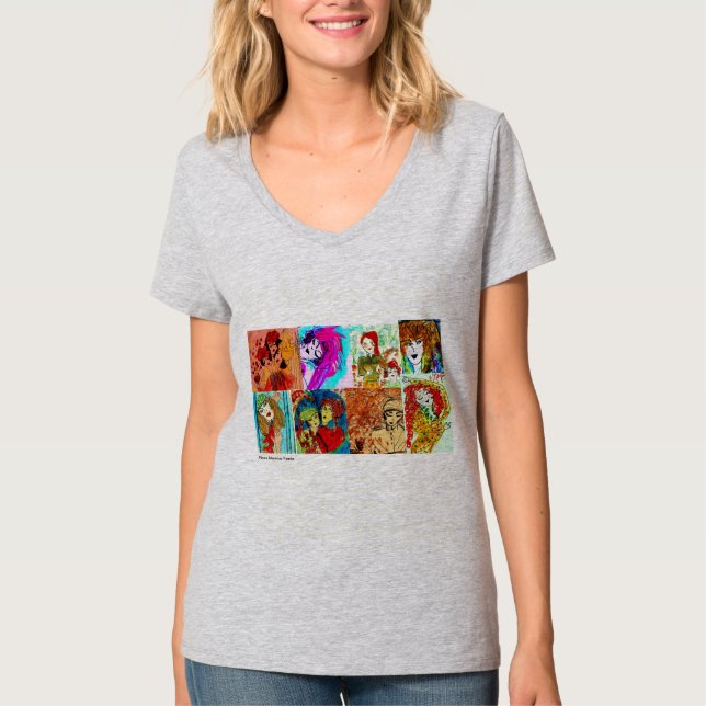 Gestaltungen des Rose T-Shirt (Vorderseite)