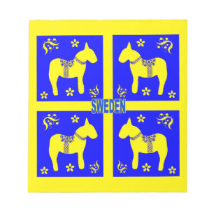 Gestaltungselemente von Symsweden Notizblock