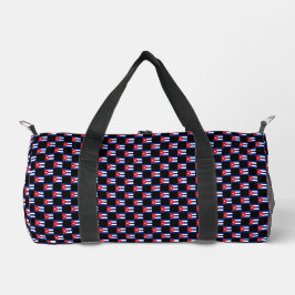 Gestaltungsmuster für die kubanische Flagge Duffle Bag
