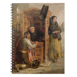 Geständnis, 1862 (Öl auf Leinwand) Notizblock