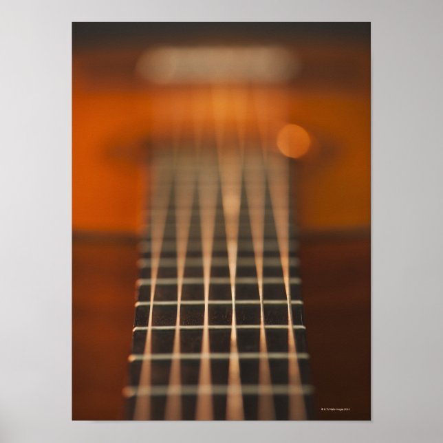 Gestänge der akustischen Gitarre Poster (Vorne)