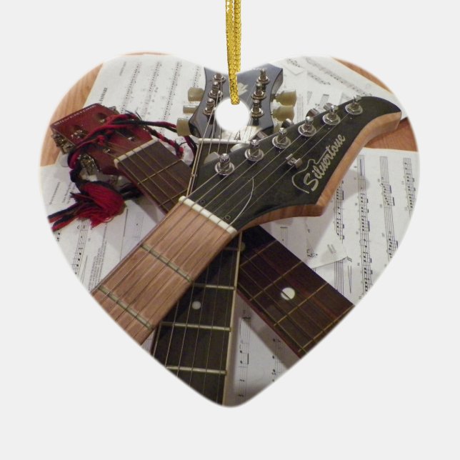 Gestänge und Dinge Keramik Ornament (Vorne)