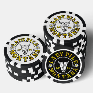 Gestapelt Pokerchips