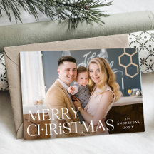 Gestapelte frohe Weihnachts-Foto