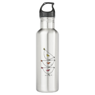 Gestapelte Hühner Wasserflasche Edelstahlflasche