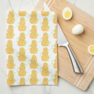 Gestapelte Pumpkins Holiday Kitchtuch Geschirrtuch