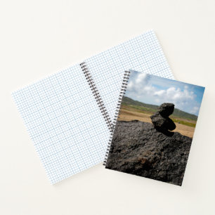 Gestapelte Steine Notizbuch