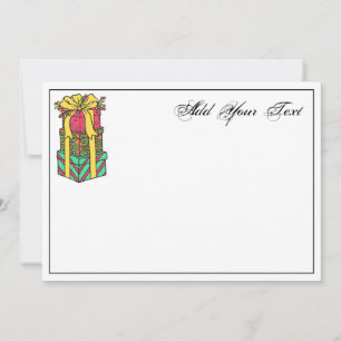 Gestapelte Weihnachtsgeschenke Weihnachten Weihnac