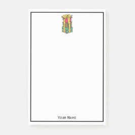 Gestapelte Weihnachtsgeschenke Weihnachten Weihnac Post-it Klebezettel