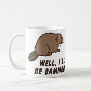 Gestauter Biber Kaffeetasse