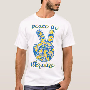 Geste des Sieges und die Formulierung des Friedens T-Shirt