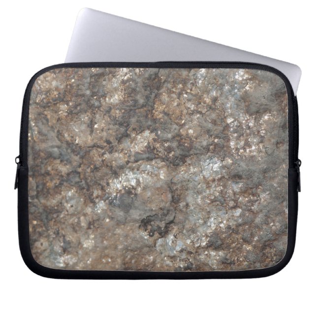Gesteinsmuster Laptopschutzhülle (Vorderseite)