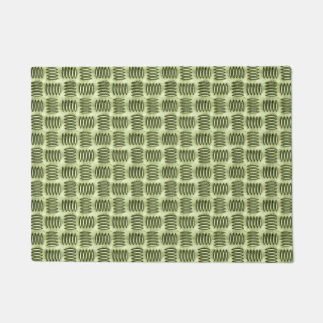 Gestell aus Edelstahl, geprüft, Textur Fußmatte (Vorderseite)
