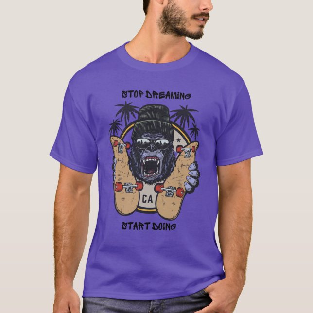 Gestell-Hemden für Affen T-Shirt (Vorderseite)