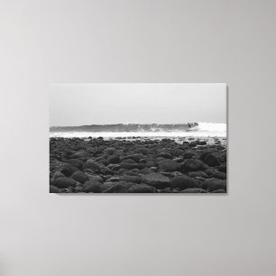 GESTELLE, STAATS-STRAND SAN ONOFRE, CA, USA LEINWANDDRUCK