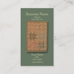 Gesteppt Visitenkarte