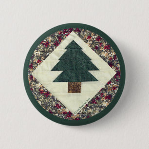 Gesteppte Kiefer Button