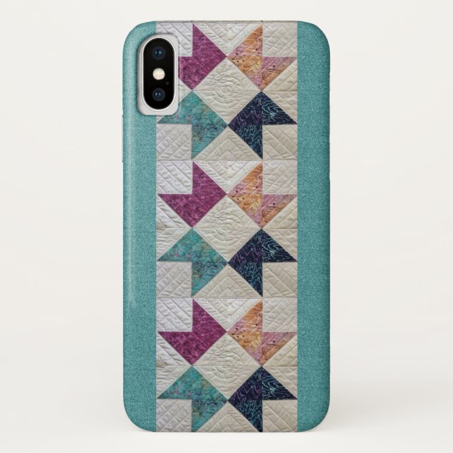 Gesteppter iPhone X Kasten Case-Mate iPhone Hülle (Rückseite)