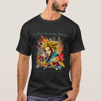 Gestern gelöscht Slogan Expression Urban Ai T-Shirt