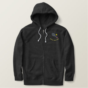 Gestickte Tennis-Jacke Bestickter Hoodie