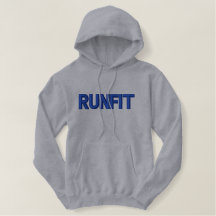 Gestickter Hoodie "das RUNFIT" der Männer Pullover