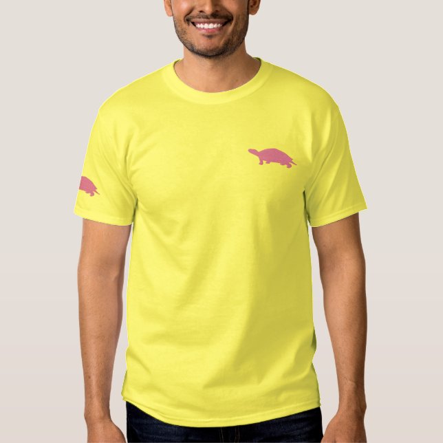 Gestickter Schildkröte-T - Shirt (Vorderseite)