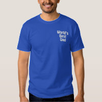 Gesticktes das Golf-Shirt der Welt bester Vater