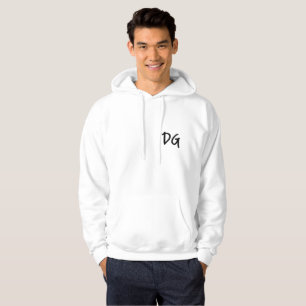Gesticktes Gd (Dan Goodwin) Hoodie-Weiß Hoodie