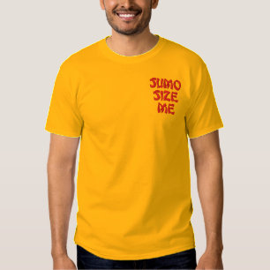 Gesticktes Shirt der Sumo-Größen-Me/Buffet Krieg