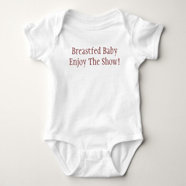 Gestilltes BabyEnjoy die Show! Baby Strampler (Vorderseite)