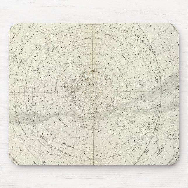 Gestirnte Himmel Sud Mousepad (Vorne)
