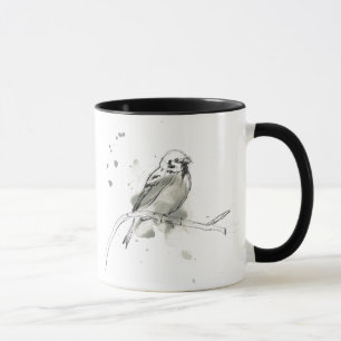 Gestische Vogel-Studie Tasse