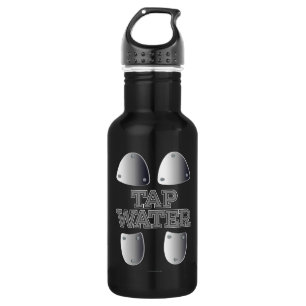 Gestochen Wasserflasche aus Edelstahl