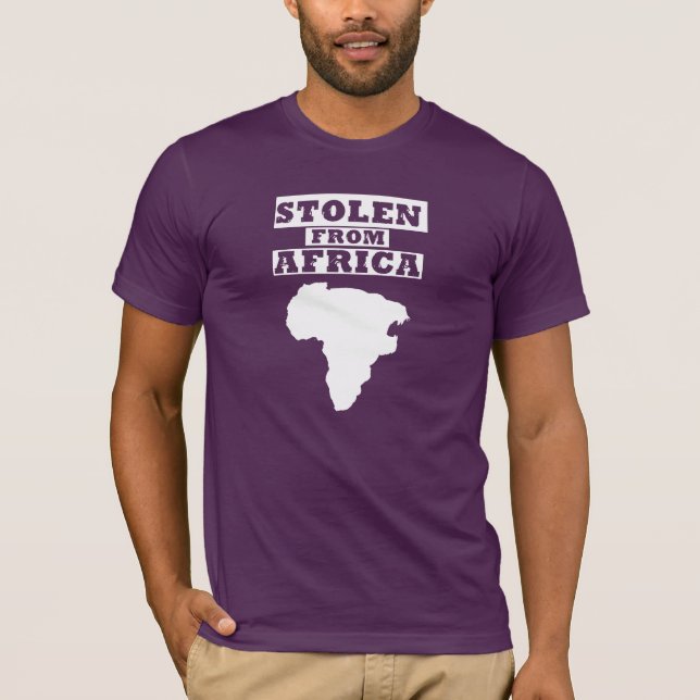 GESTOHLEN VON AFRIKA ® T-Shirt (Vorderseite)