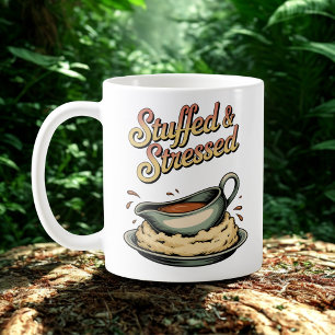 Gestopft & Gestresst   Chaos-Humor zum Weihnachtse Kaffeetasse