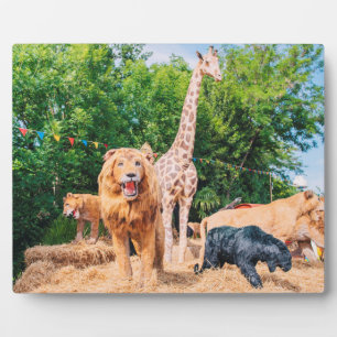 Gestopfte Tiere Fotoplatte